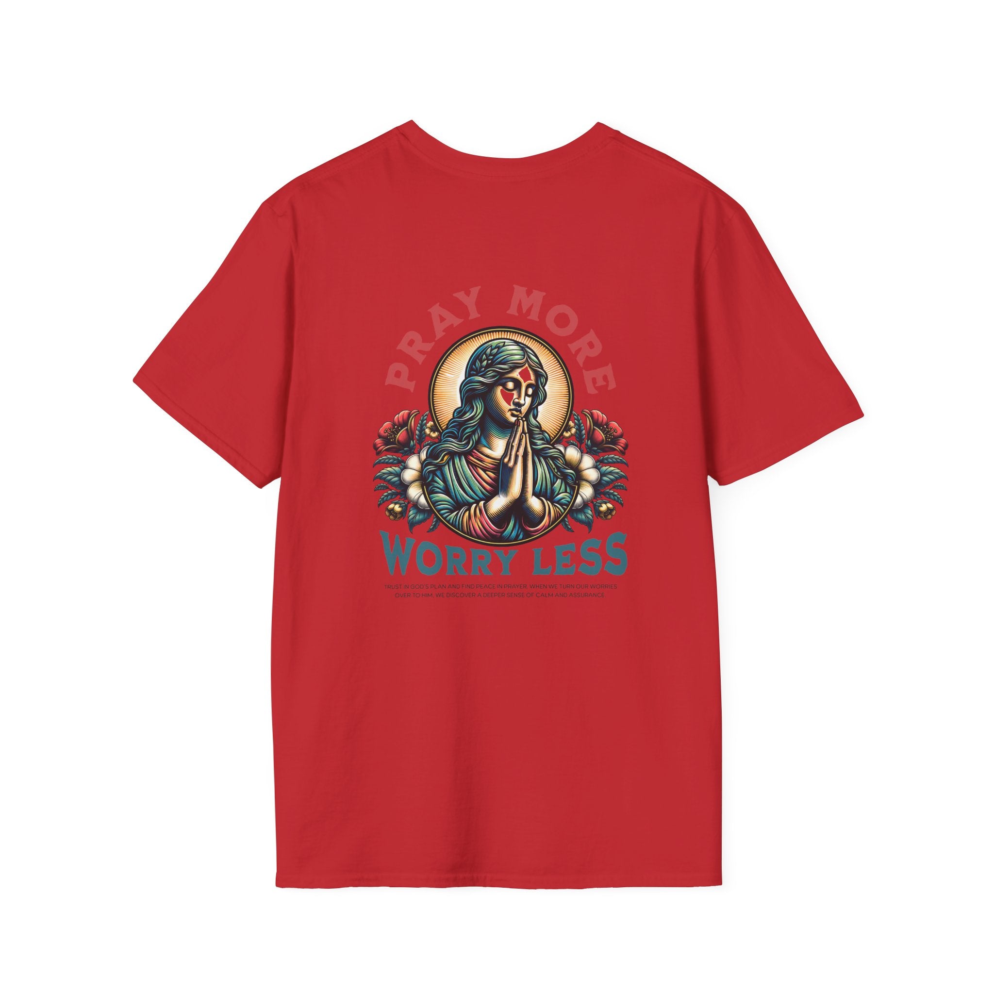 Pray More Worry Less — Soft Casual Crew Tee