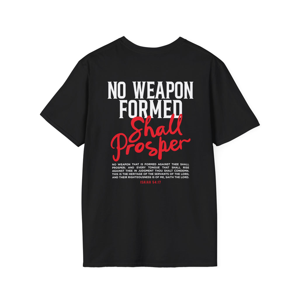 No Weapon Formed Against Me Shall Prosper— Soft Casual Crew Tee