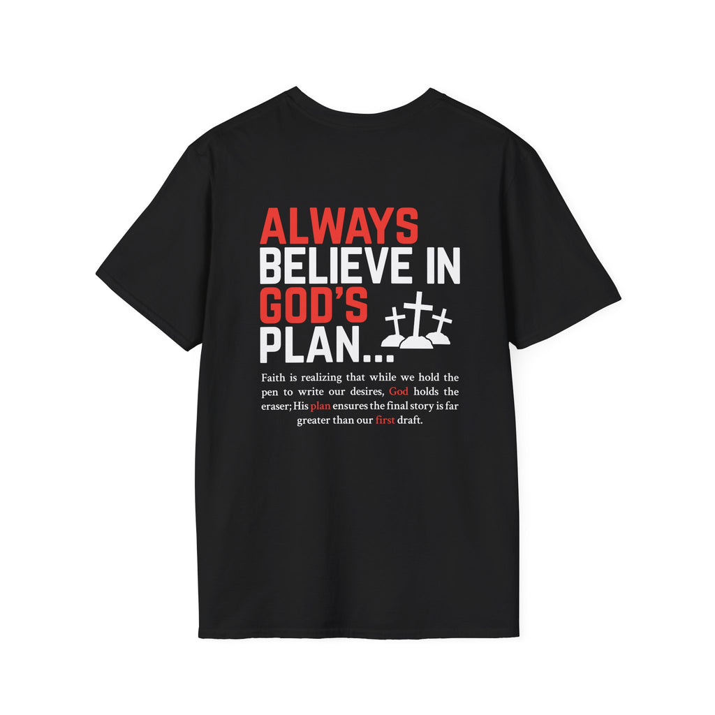 Always Believe in God's Plan — Soft Casual Crew Tee