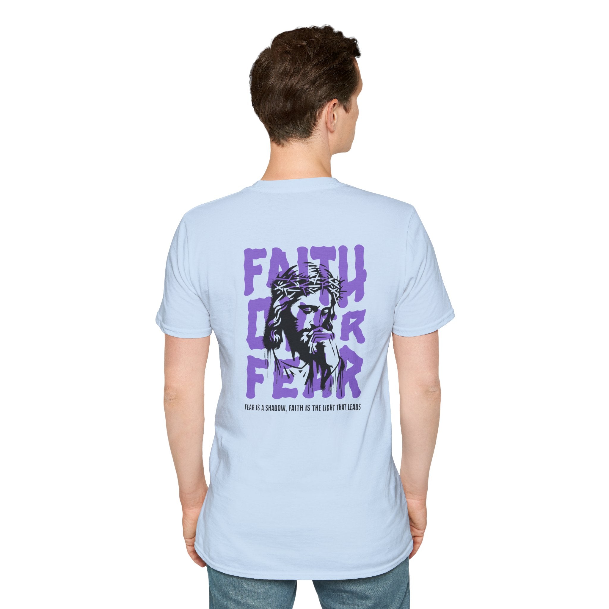 Faith Over Fear — Soft Casual Crew Tee