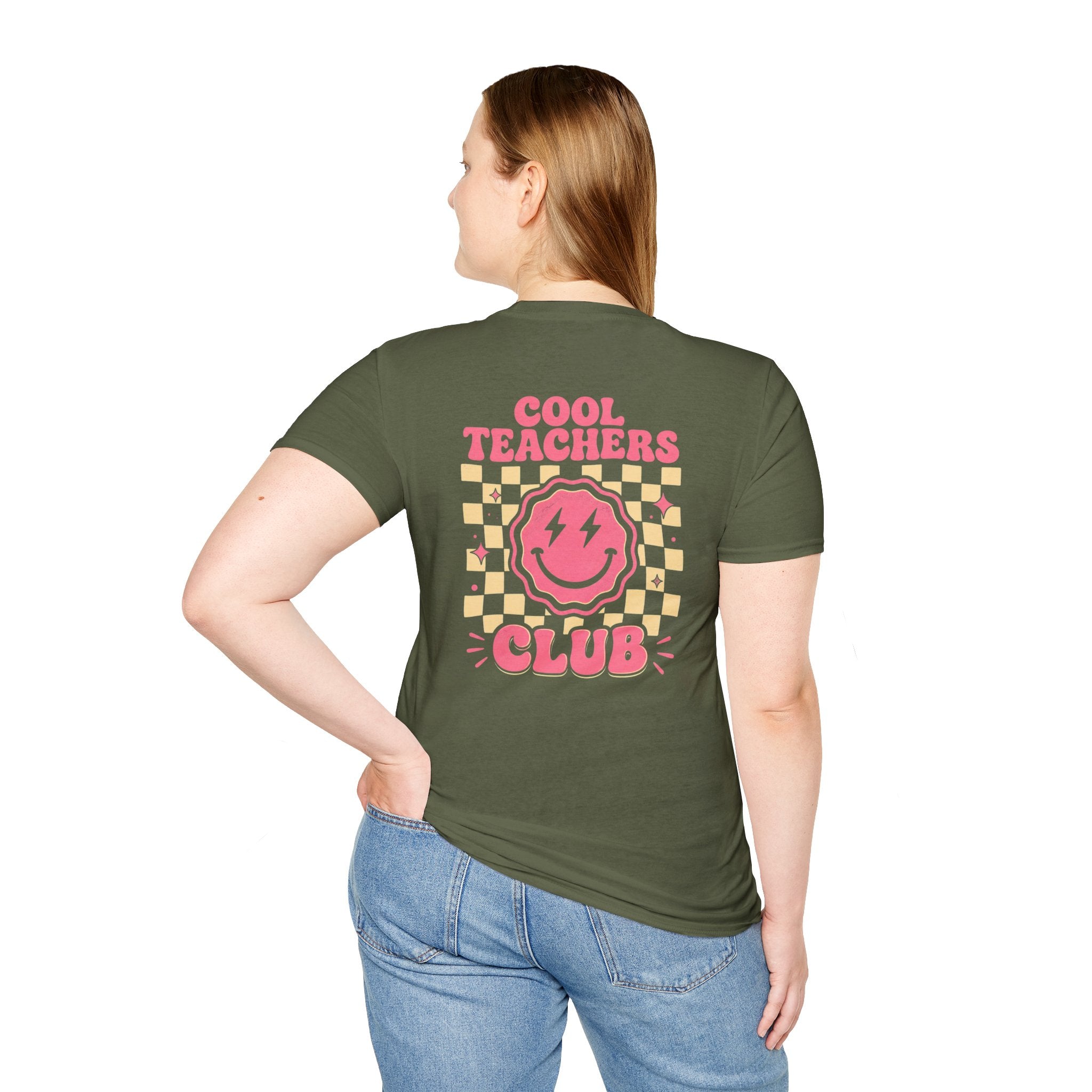 Cool Teacher Club — Soft Casual Crew Tee