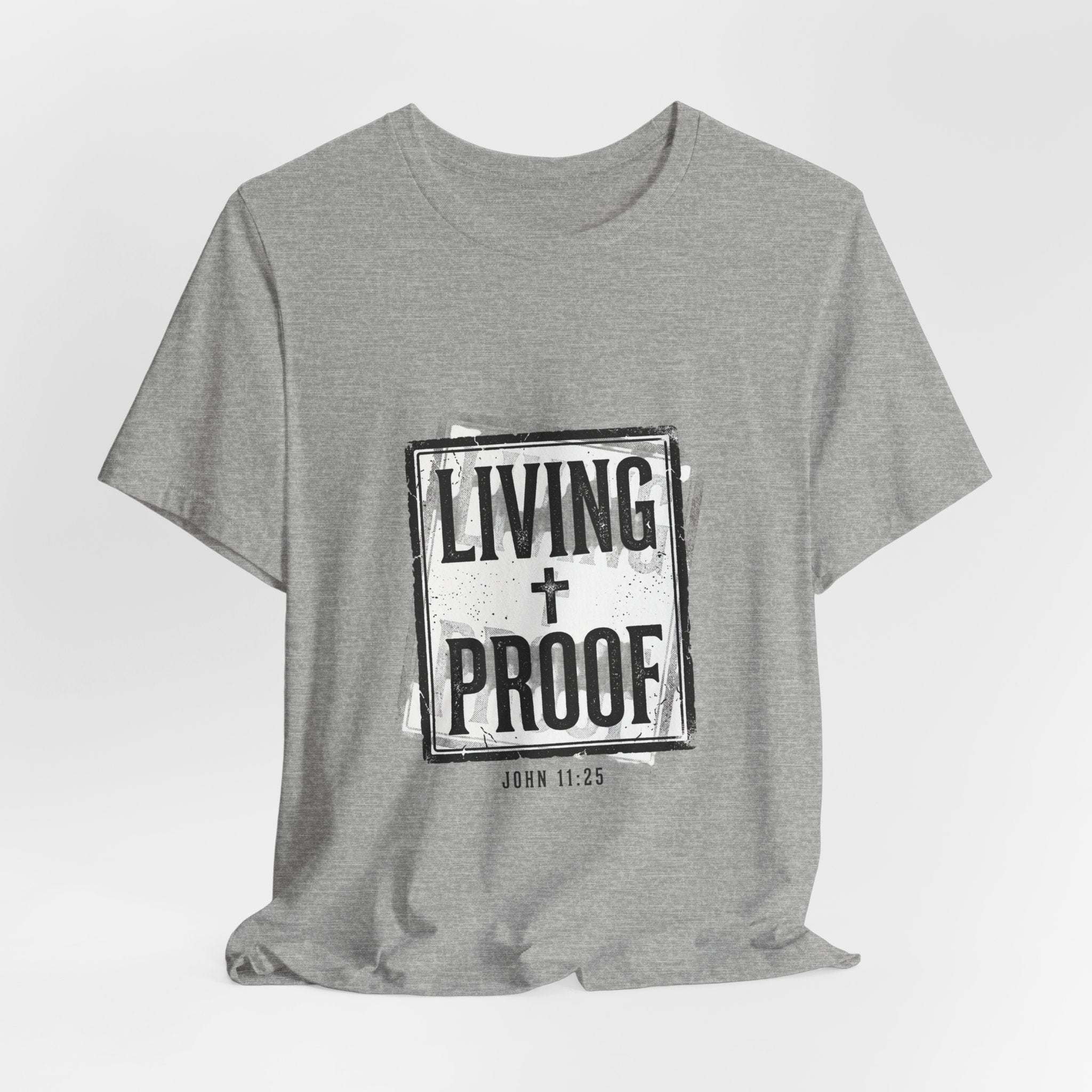 Living Proof Tee | Christian Streetwear, Vintage Wash Faith Graphic