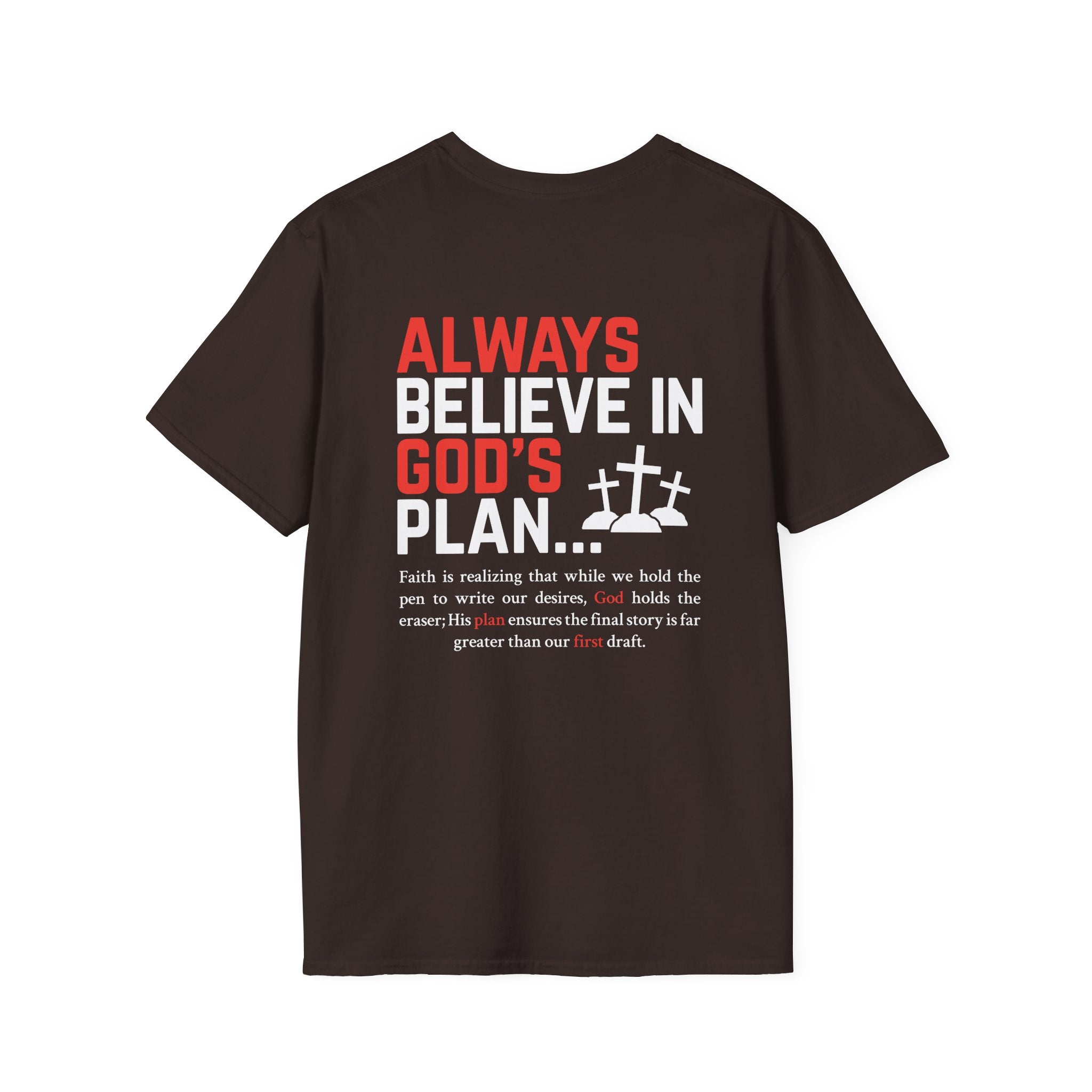 Always Believe in God's Plan — Soft Casual Crew Tee