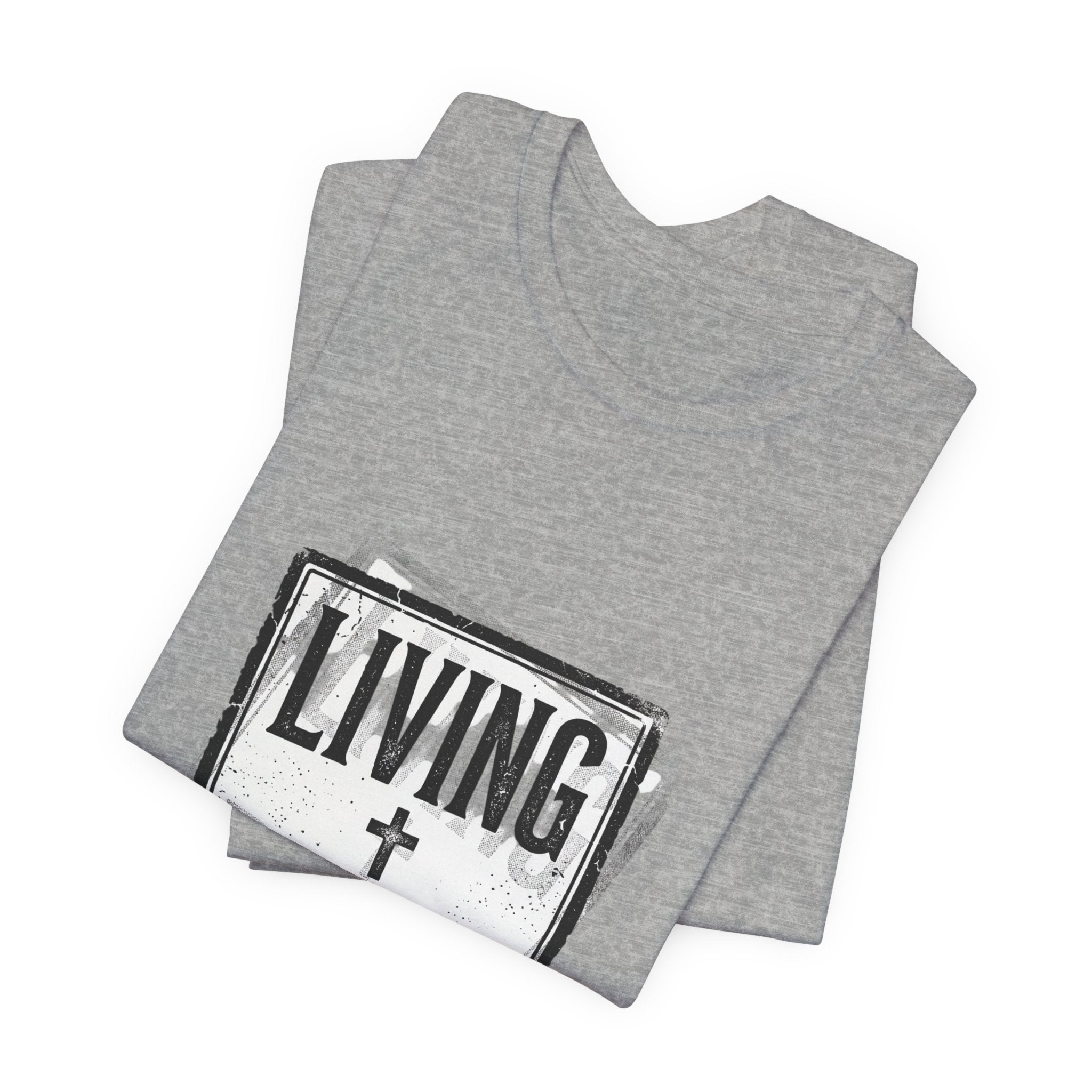 Living Proof Tee | Christian Streetwear, Vintage Wash Faith Graphic