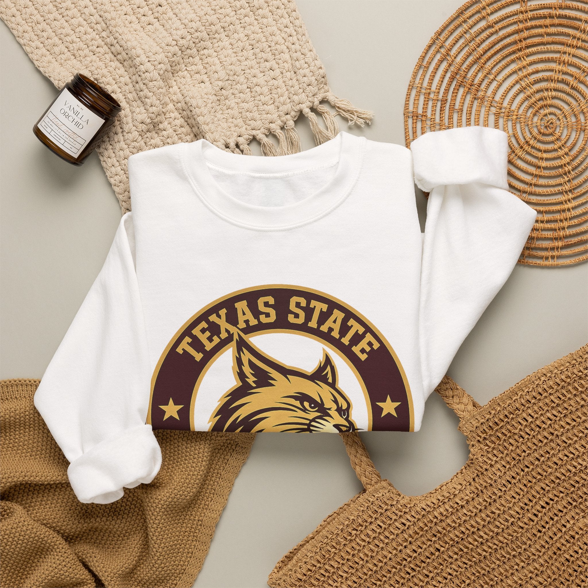 Texas State Bobcat Crewneck Sweatshirt