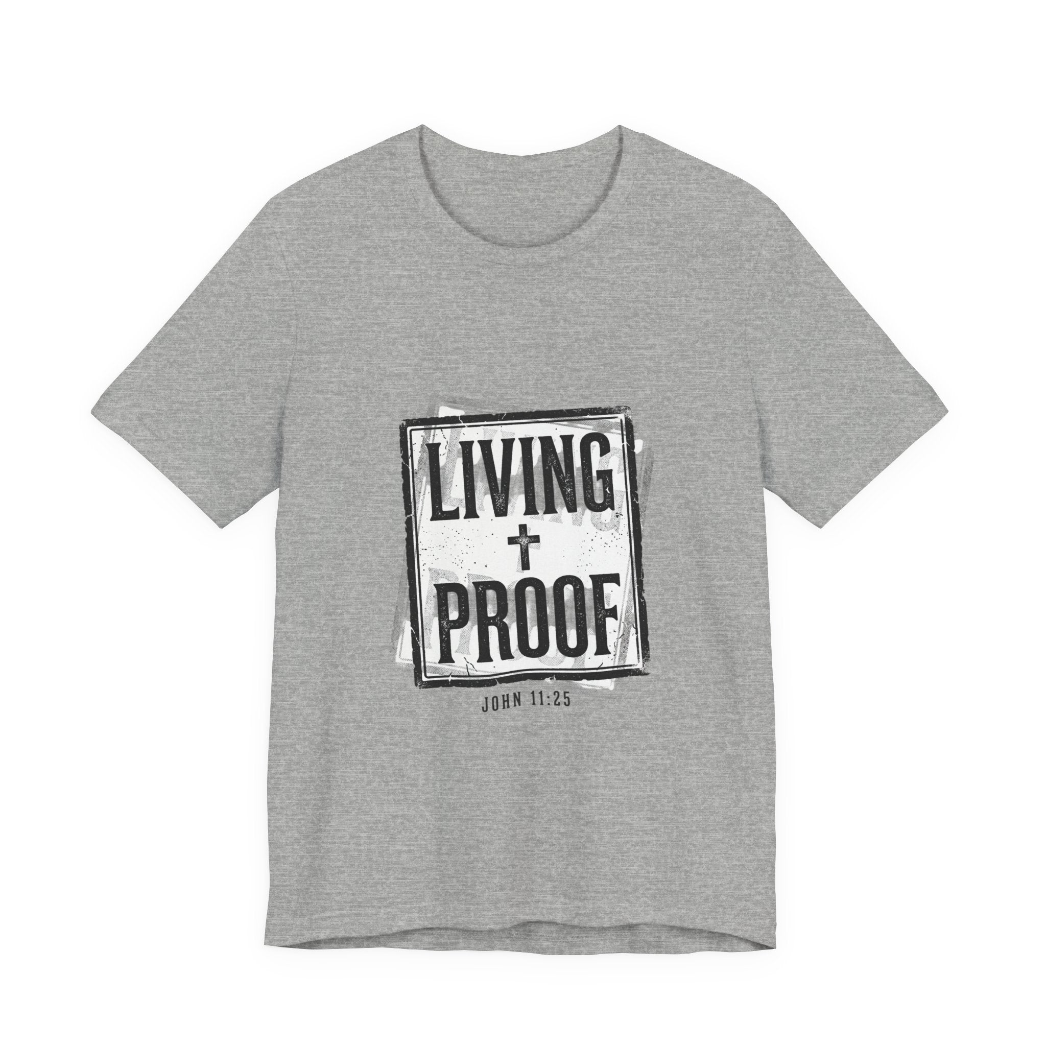 Living Proof Tee | Christian Streetwear, Vintage Wash Faith Graphic