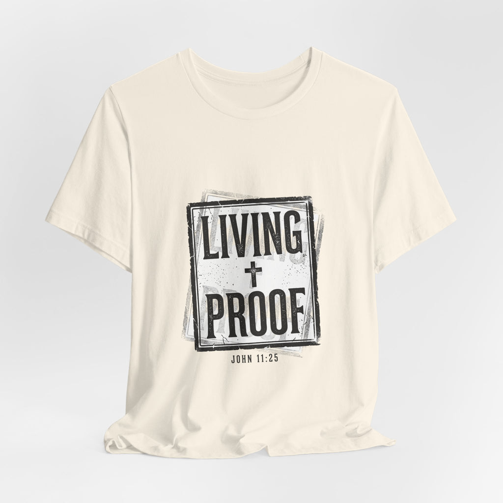 Living Proof Tee | Christian Streetwear, Vintage Wash Faith Graphic
