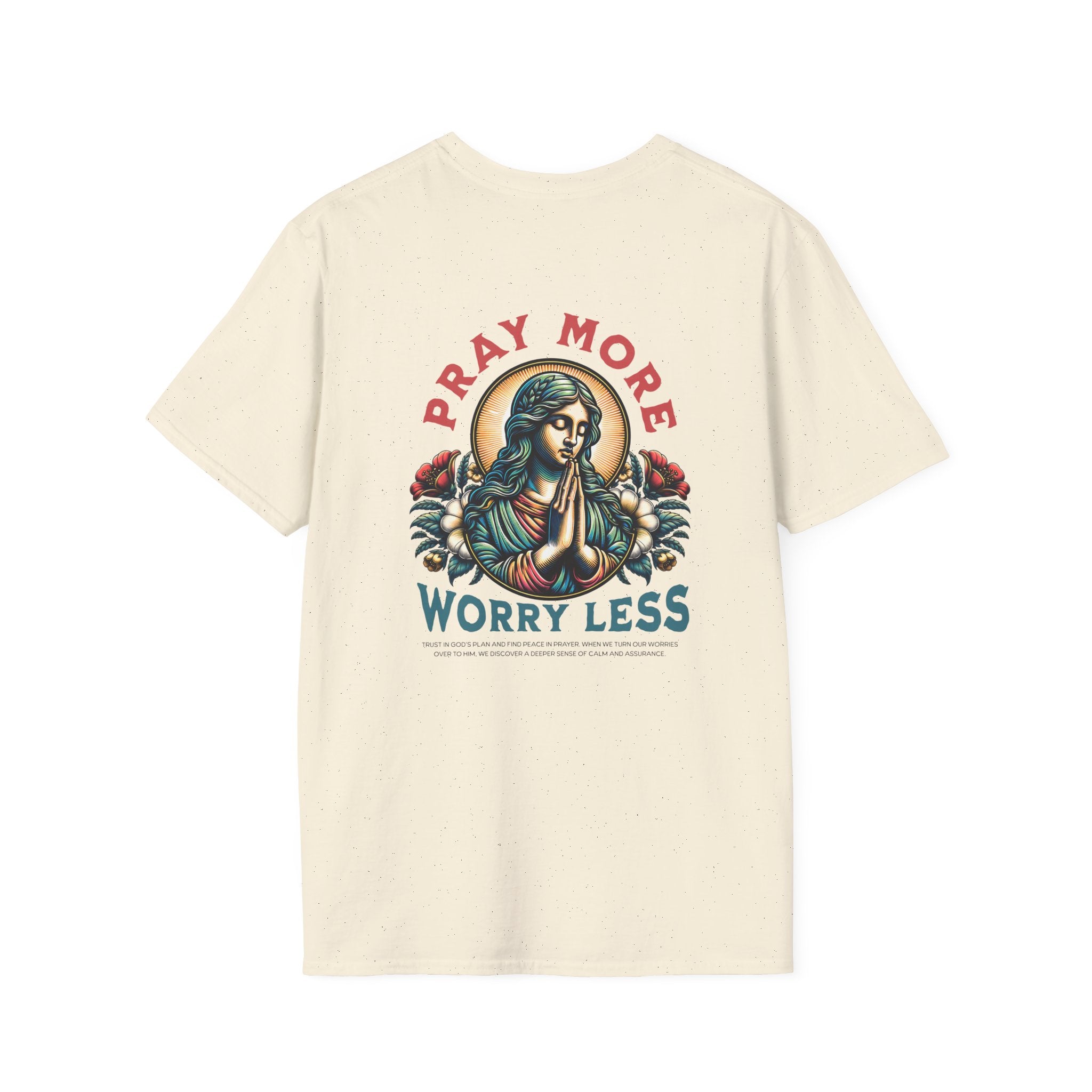 Pray More Worry Less — Soft Casual Crew Tee