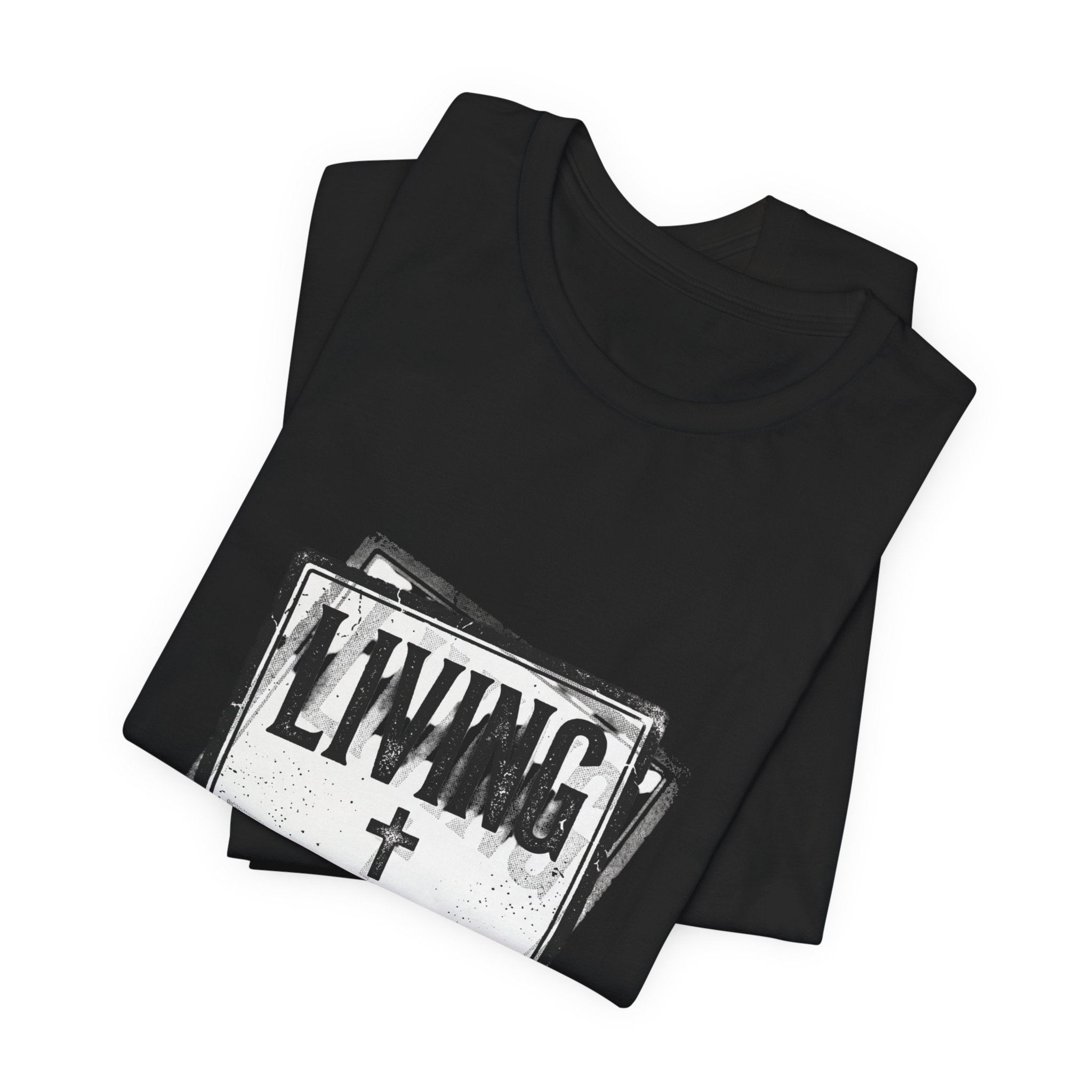 Living Proof Tee | Christian Streetwear, Vintage Wash Faith Graphic