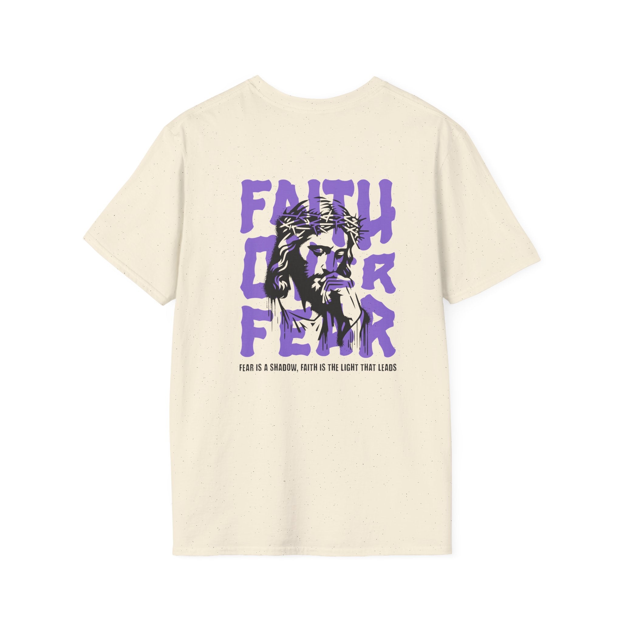 Faith Over Fear — Soft Casual Crew Tee