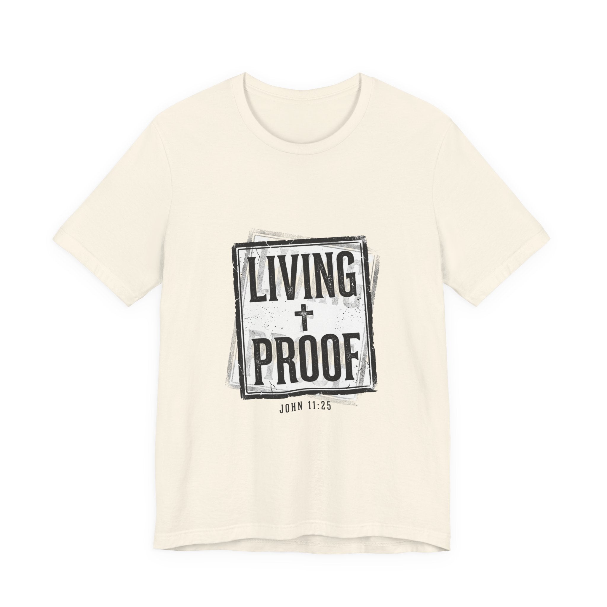 Living Proof Tee | Christian Streetwear, Vintage Wash Faith Graphic