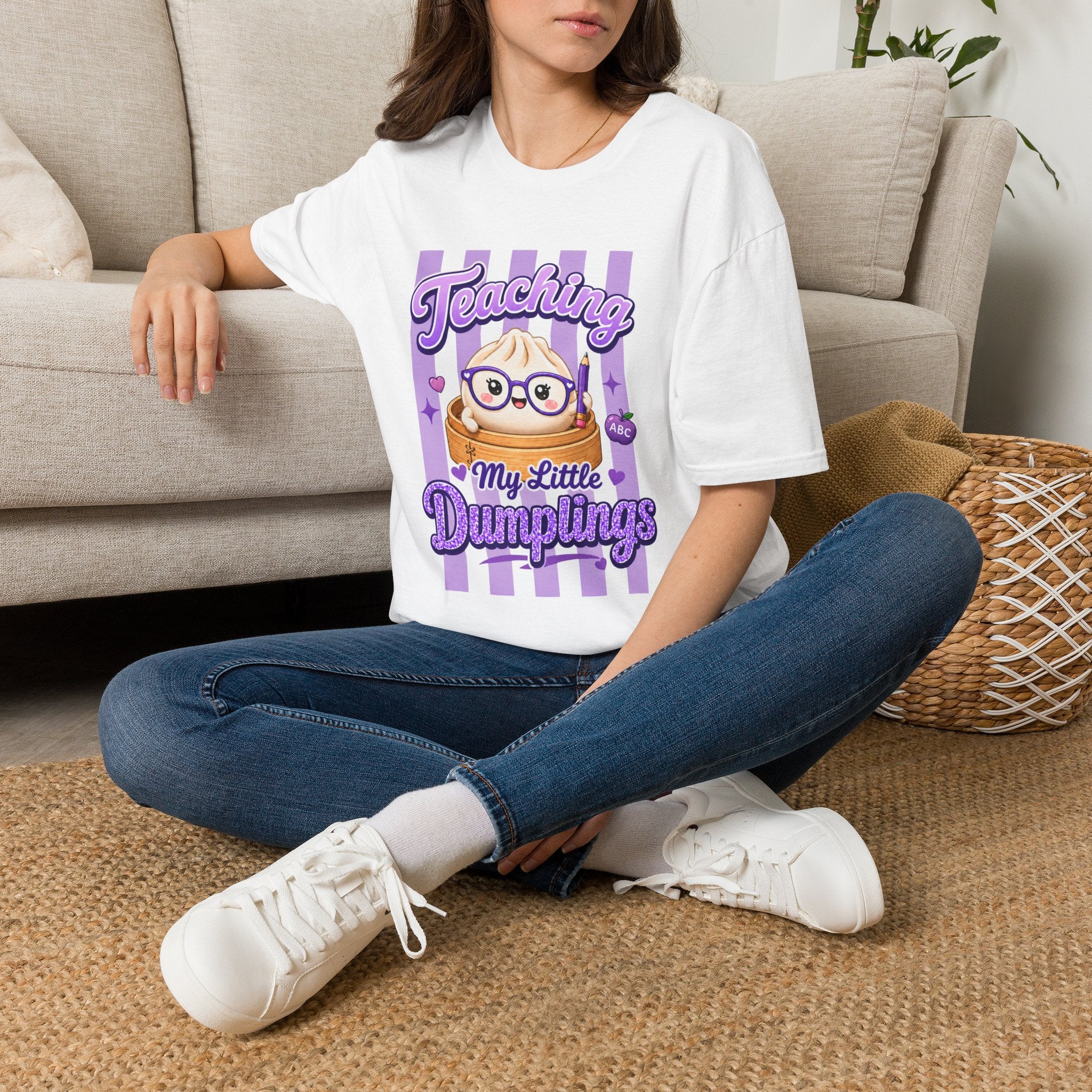Teaching Little Dumplings — Soft Casual Crew Tee