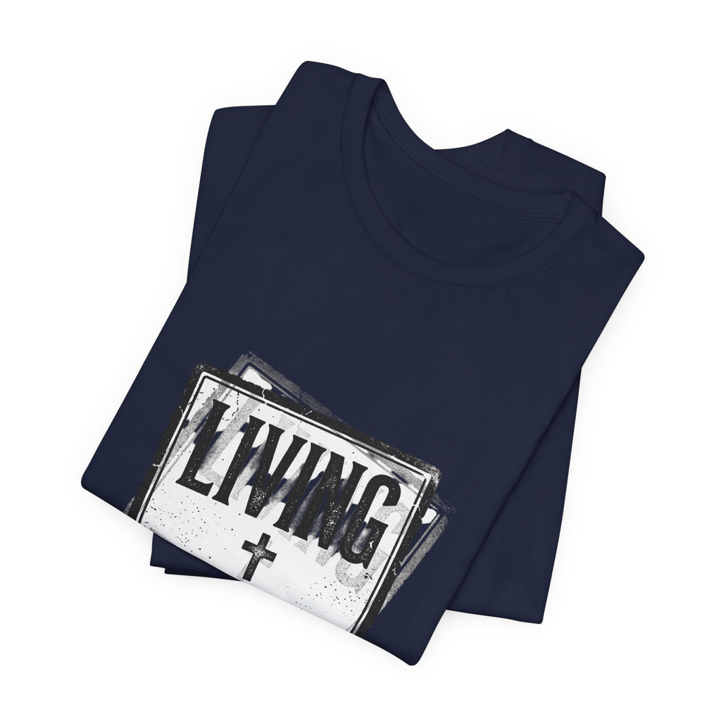 Living Proof Tee | Christian Streetwear, Vintage Wash Faith Graphic