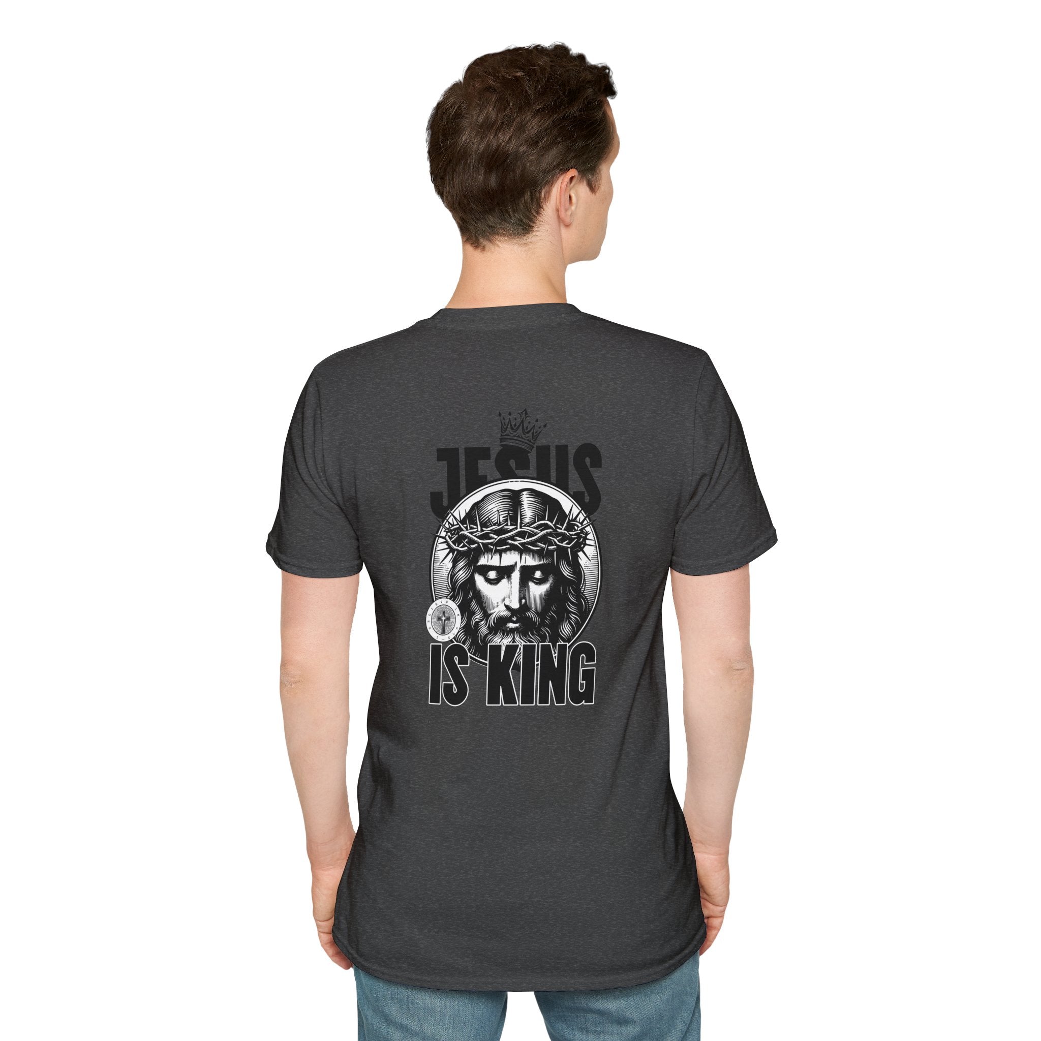 Jesus is King — Soft Casual Crew Tee