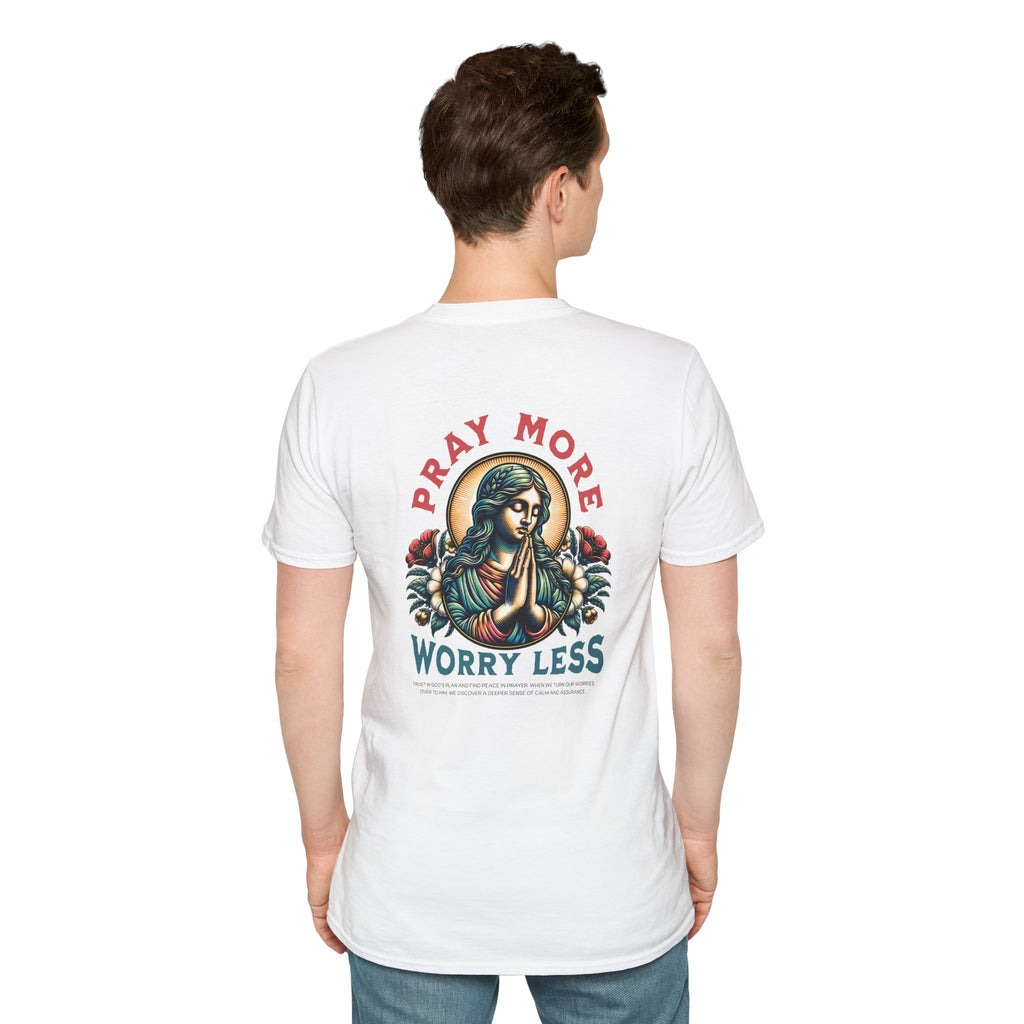 Pray More Worry Less — Soft Casual Crew Tee