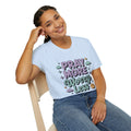 Women's Pray More Worry Less — Soft Casual Crew Tee