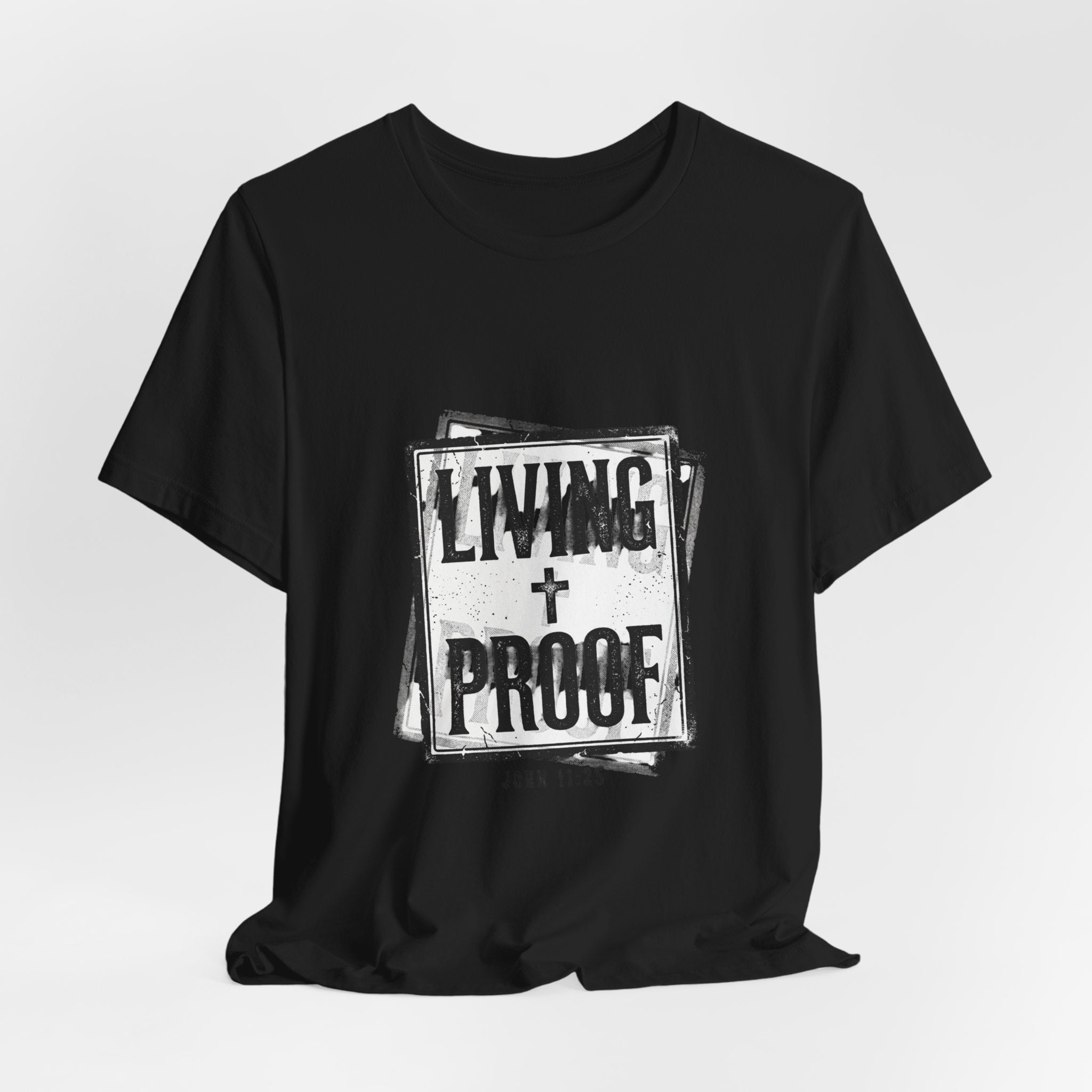 Living Proof Tee | Christian Streetwear, Vintage Wash Faith Graphic