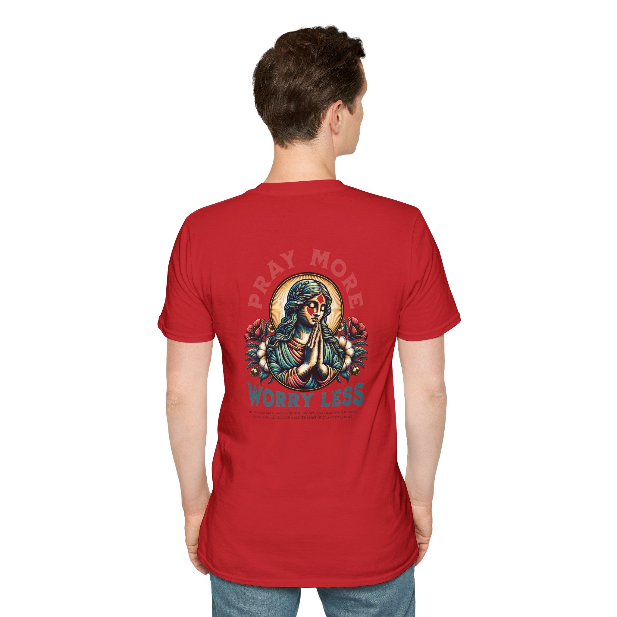 Pray More Worry Less — Soft Casual Crew Tee