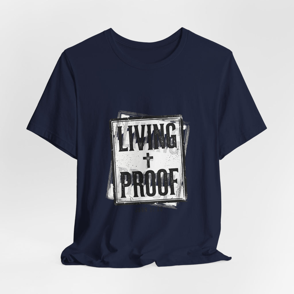 Living Proof Tee | Christian Streetwear, Vintage Wash Faith Graphic