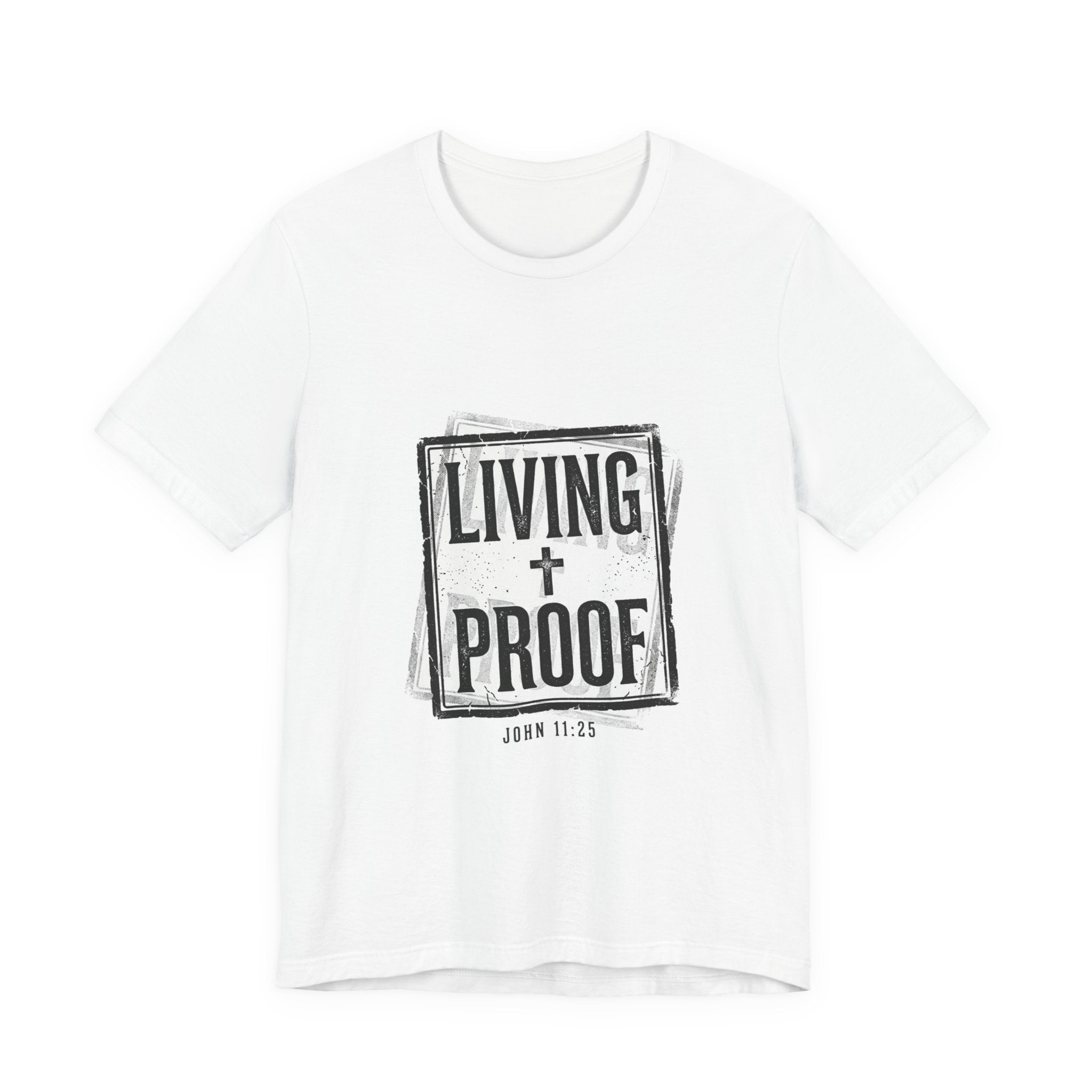 Living Proof Tee | Christian Streetwear, Vintage Wash Faith Graphic