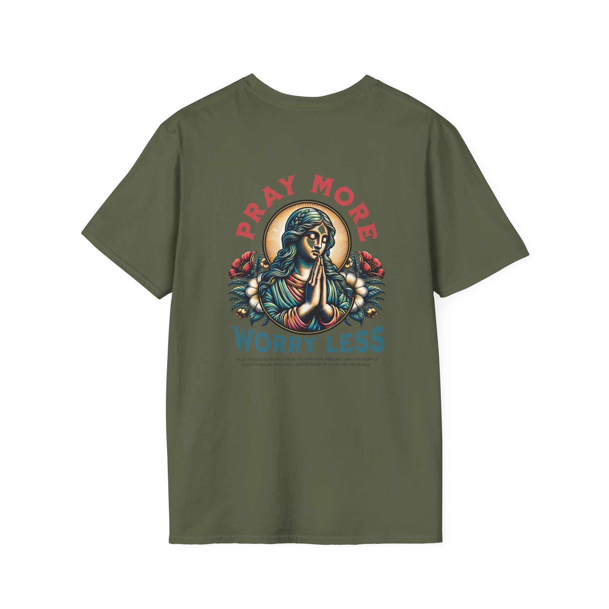 Pray More Worry Less — Soft Casual Crew Tee