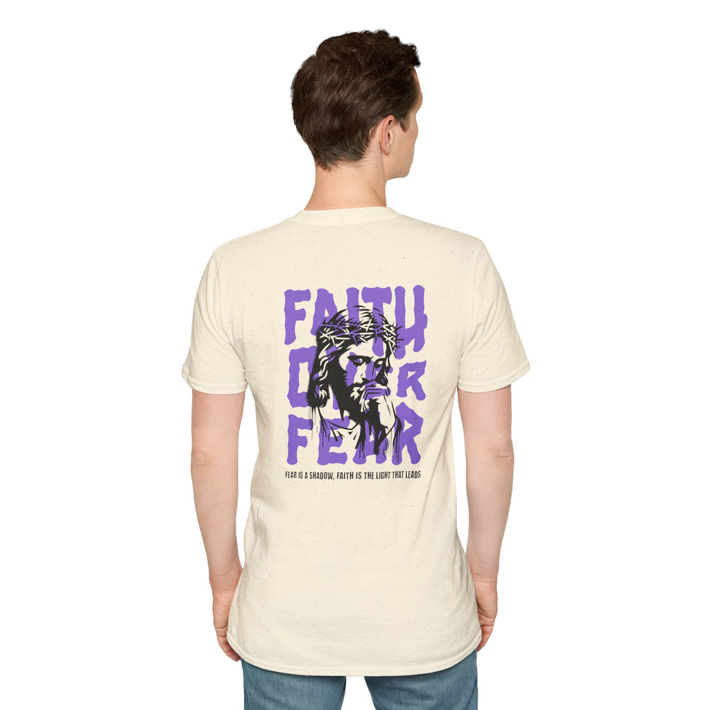 Faith Over Fear — Soft Casual Crew Tee