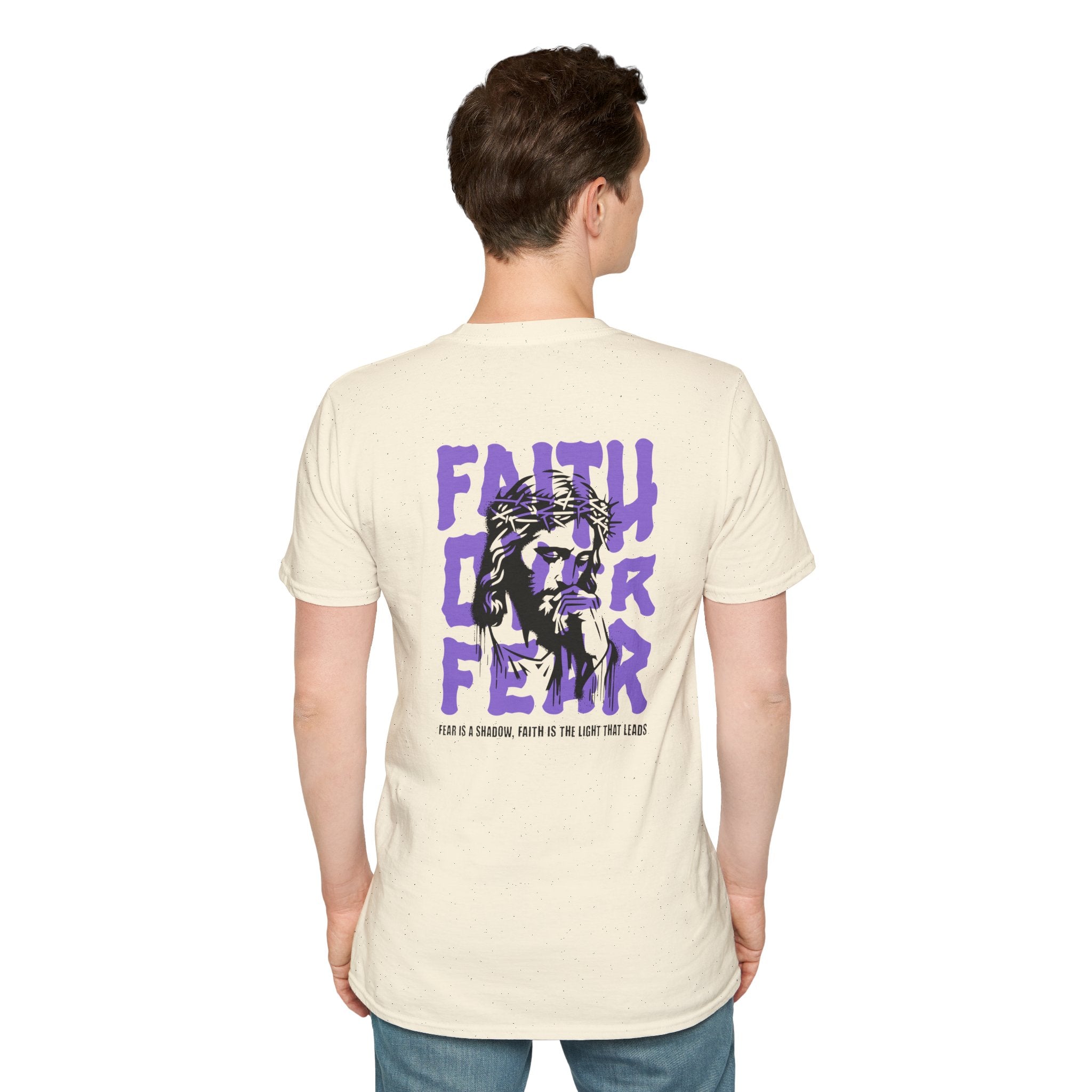 Faith Over Fear — Soft Casual Crew Tee