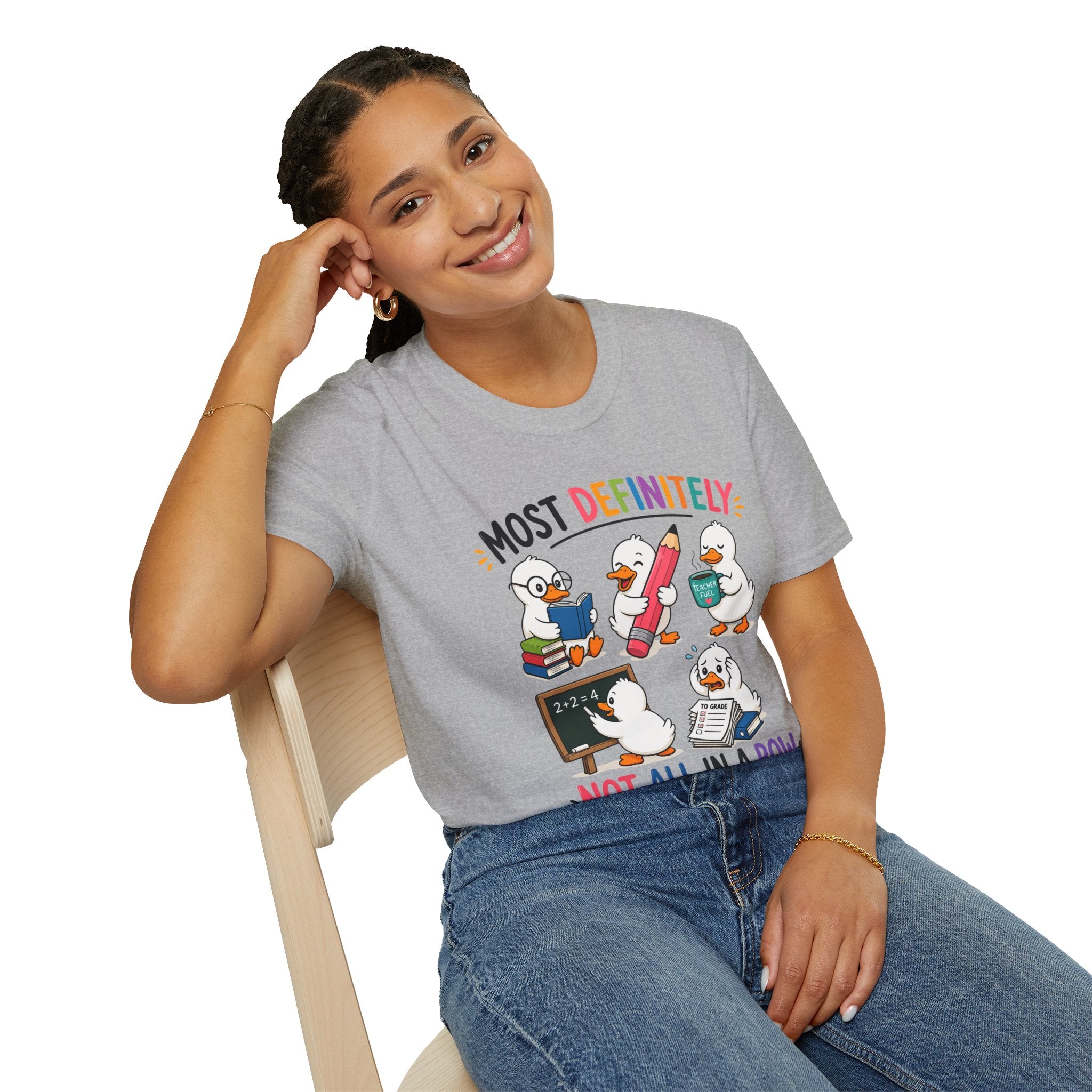 Not All In a Row (Ducks) — Soft Casual Crew Tee