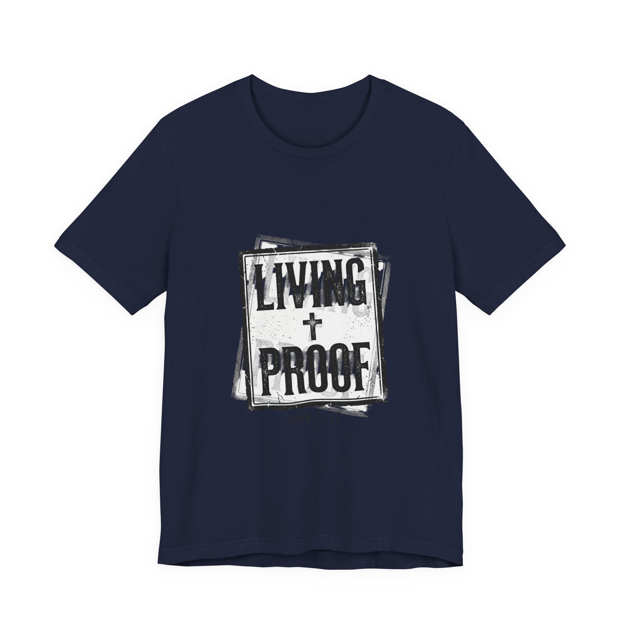 Living Proof Tee | Christian Streetwear, Vintage Wash Faith Graphic