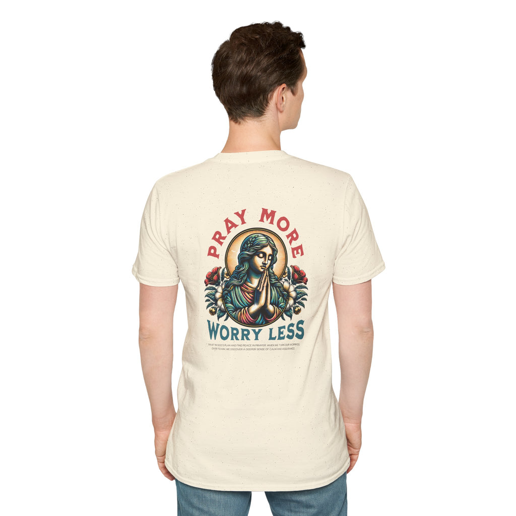 Pray More Worry Less — Soft Casual Crew Tee