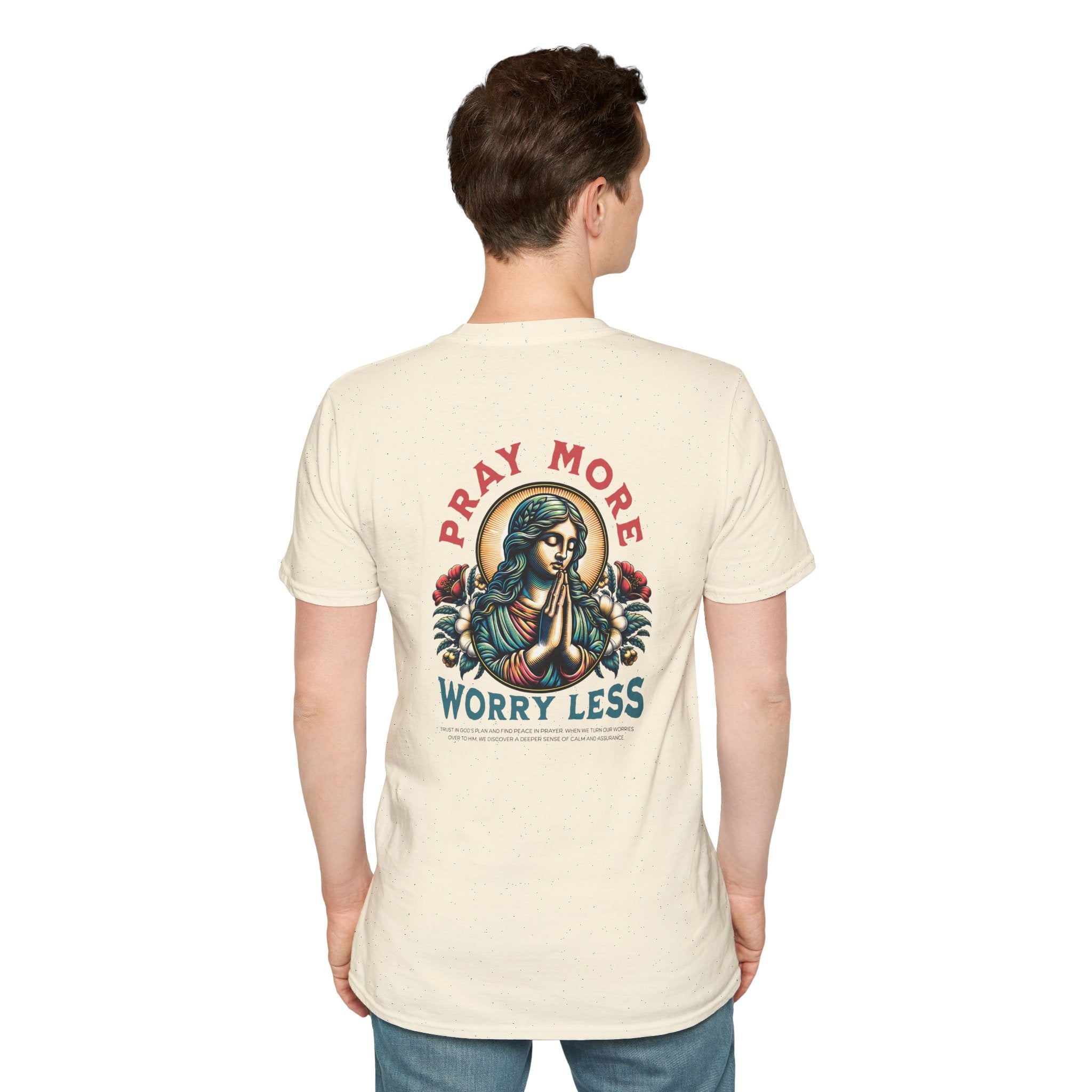 Pray More Worry Less — Soft Casual Crew Tee