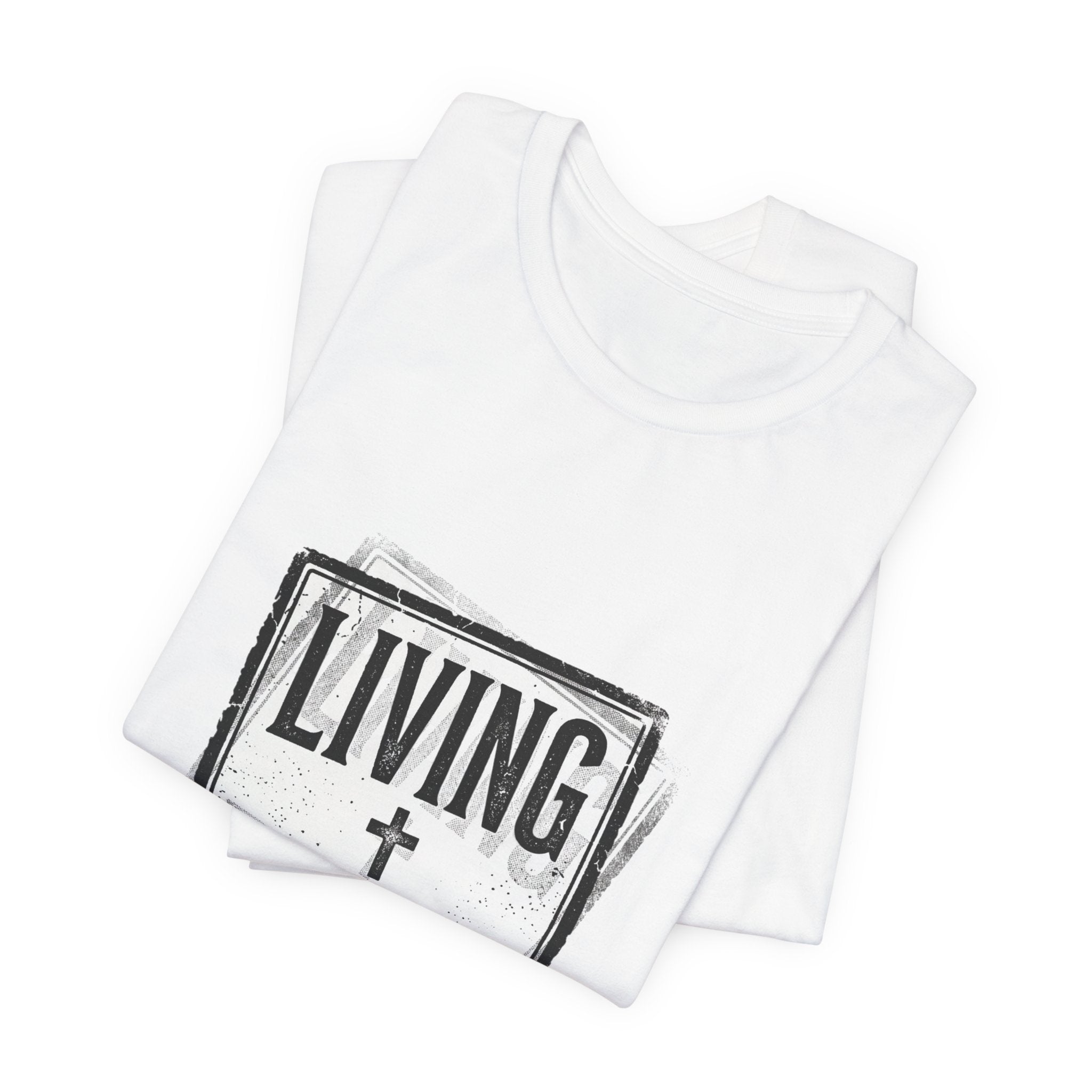 Living Proof Tee | Christian Streetwear, Vintage Wash Faith Graphic