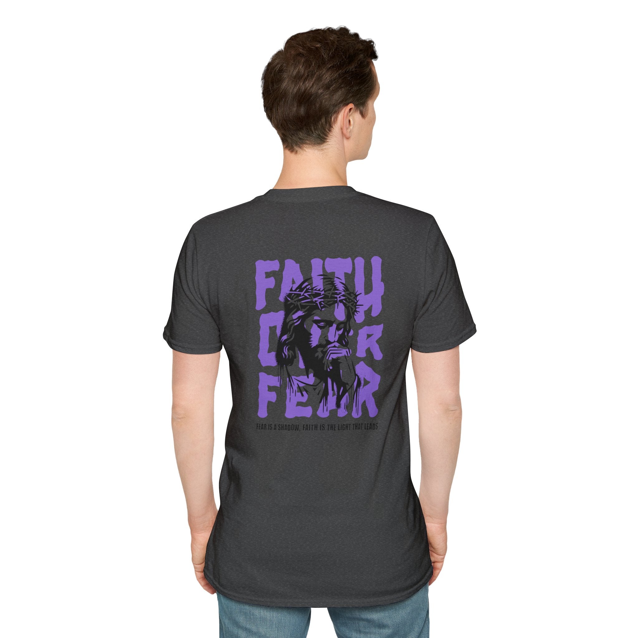 Faith Over Fear — Soft Casual Crew Tee